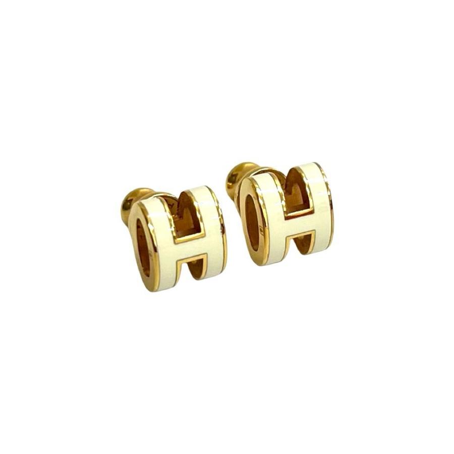 HERMES（エルメス） 極 美品 箱 袋付き ミニ ポップアッシュ GP ピアス