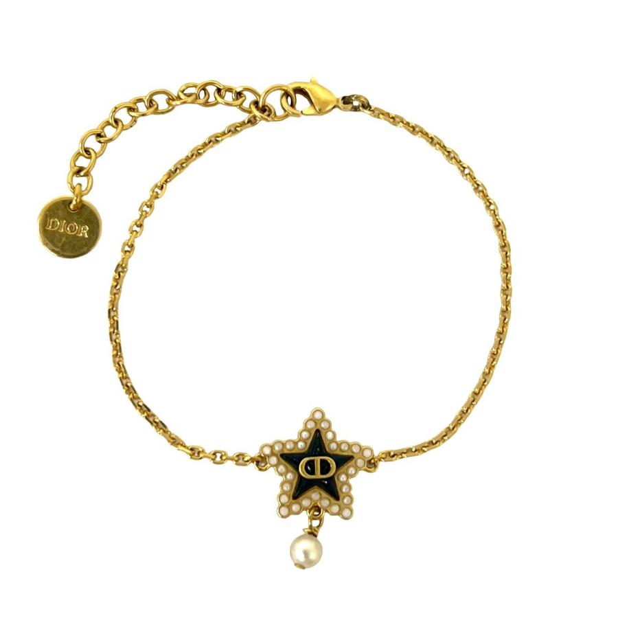極 美品 Christian Dior ディオール CD ロゴ スター モチーフ GP
