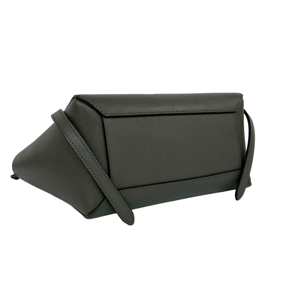 セリーヌ ベルトバッグ ハンドバッグ ショルダーバッグ 2WAY レザー CELINE（セリーヌ） ほぼ未使用 袋付き ベルトバッグ ナノ レザー 本革