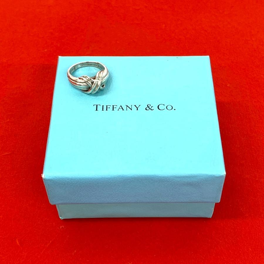 美品TIFFANY&Co シグネチャー リング 11号 シルバー 925 指輪 TIFFANY&Co.（ティファニー） 極 美品 シグネチャーリング シルバー925