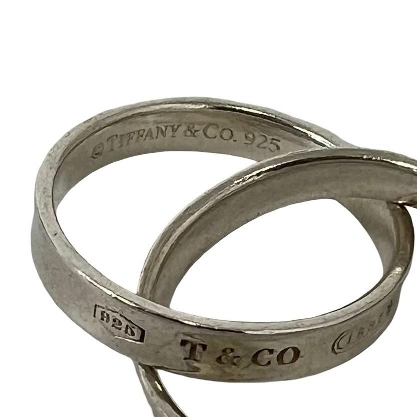 Tiffany & CO. ナロー　リング　13号　シルバー　925　指輪 TIFFANY&Co.（ティファニー） 極 美品 ヴィンテージ 1837 ダブル