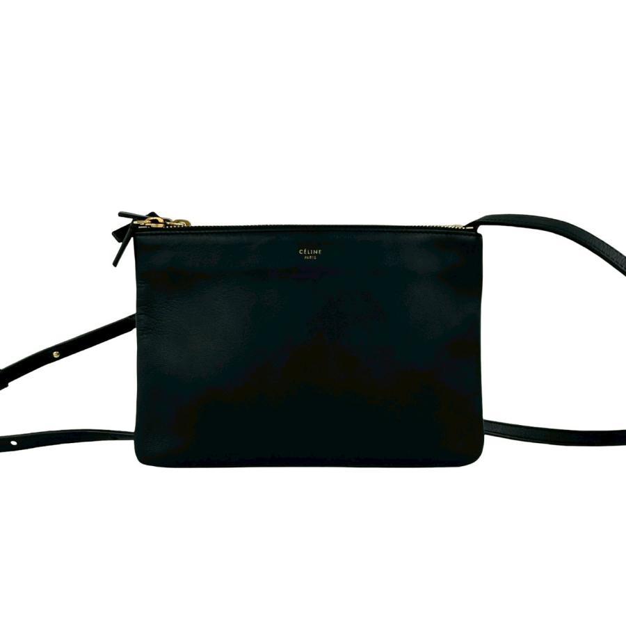 CELINE（セリーヌ） ほぼ未使用 トリオ スモール レザー 本革 ミニ