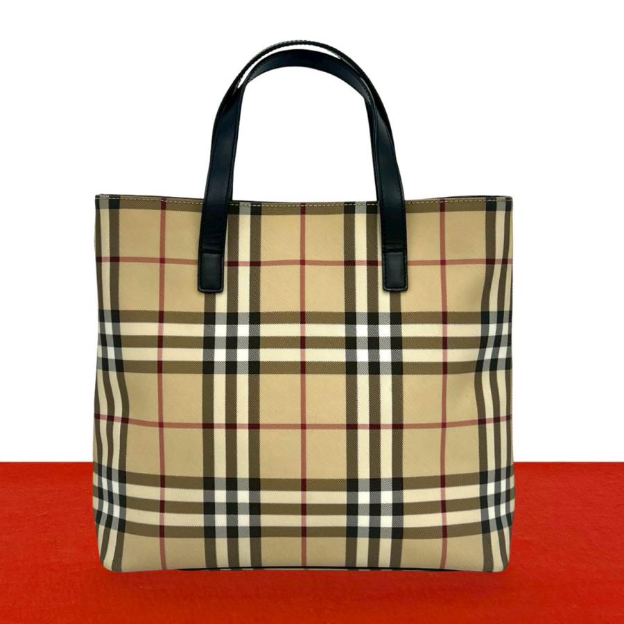 BURBERRY ノバチェック トートバッグ ハンドバッグ ミニ レディース