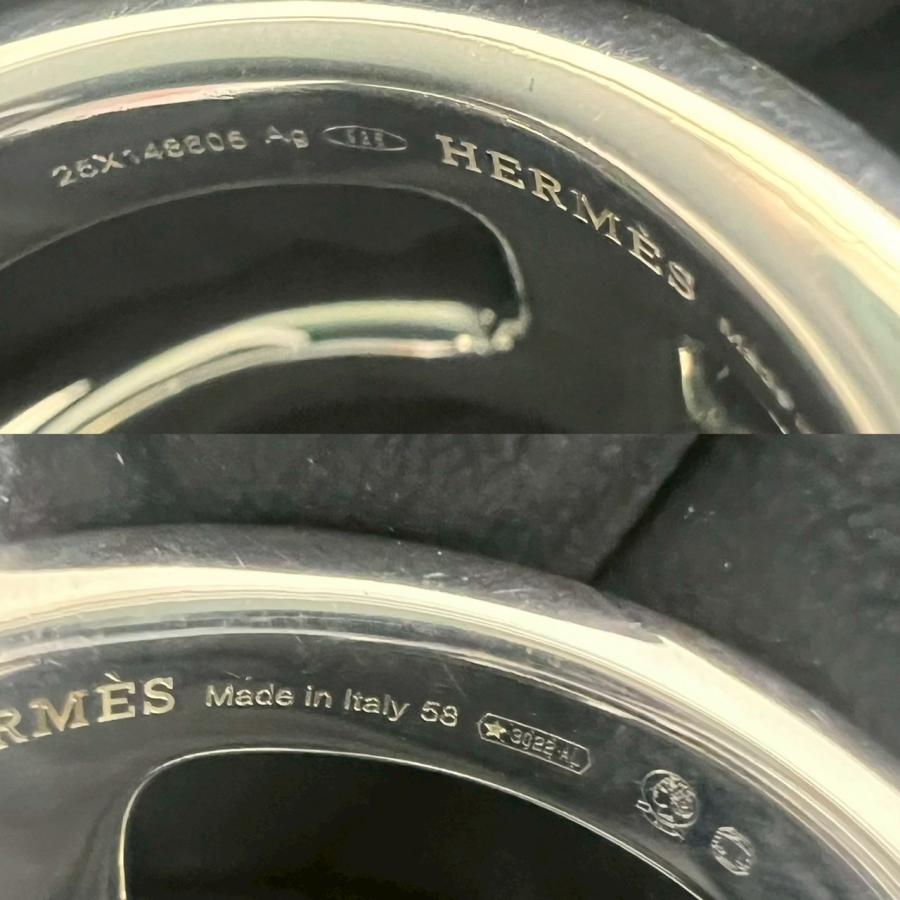 HERMES（エルメス） 極 美品 箱付き オスモズ GM リング シルバー925