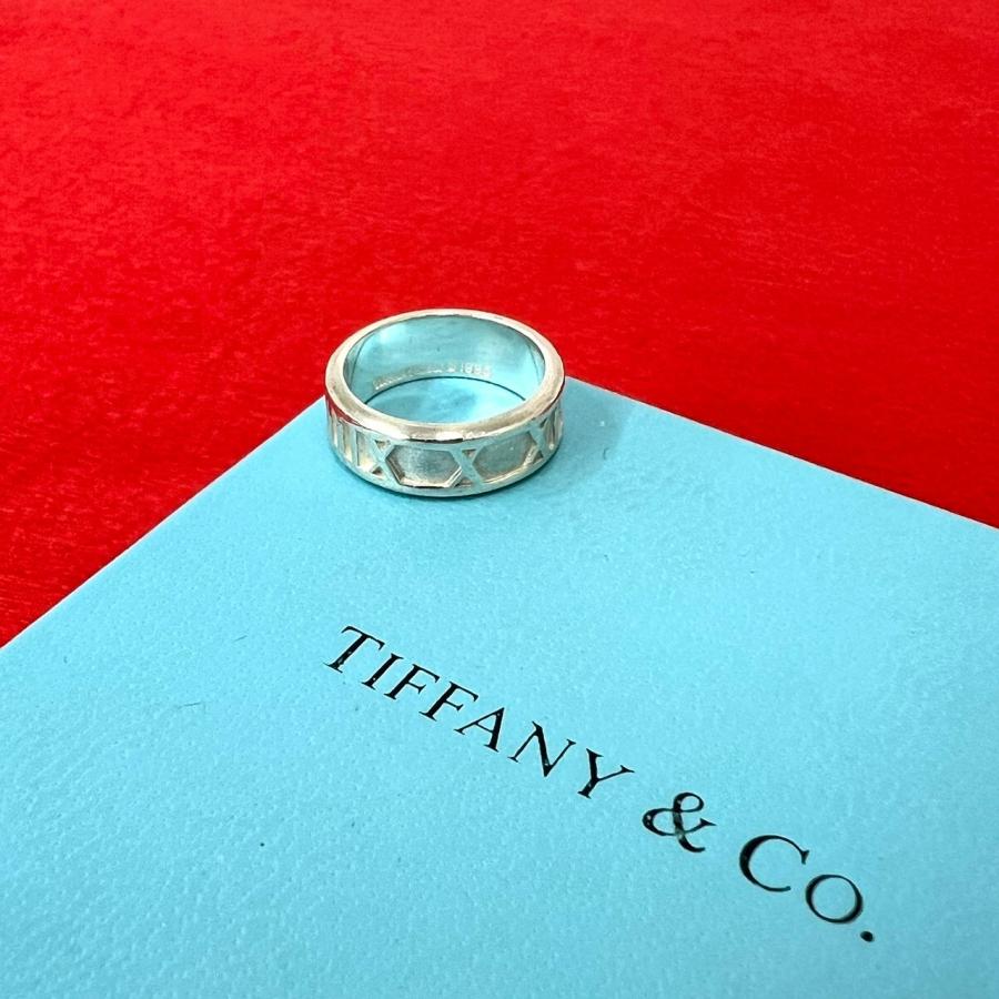 極 美品 TIFFANY&Co. ティファニー ヴィンテージ アトラス リング シルバー925 指輪 8号 アクセサリー レディース メンズ シルバー 84665 TIFFANY&Co.（ティファニー） 極 美品 ヴィンテージ アトラス リング