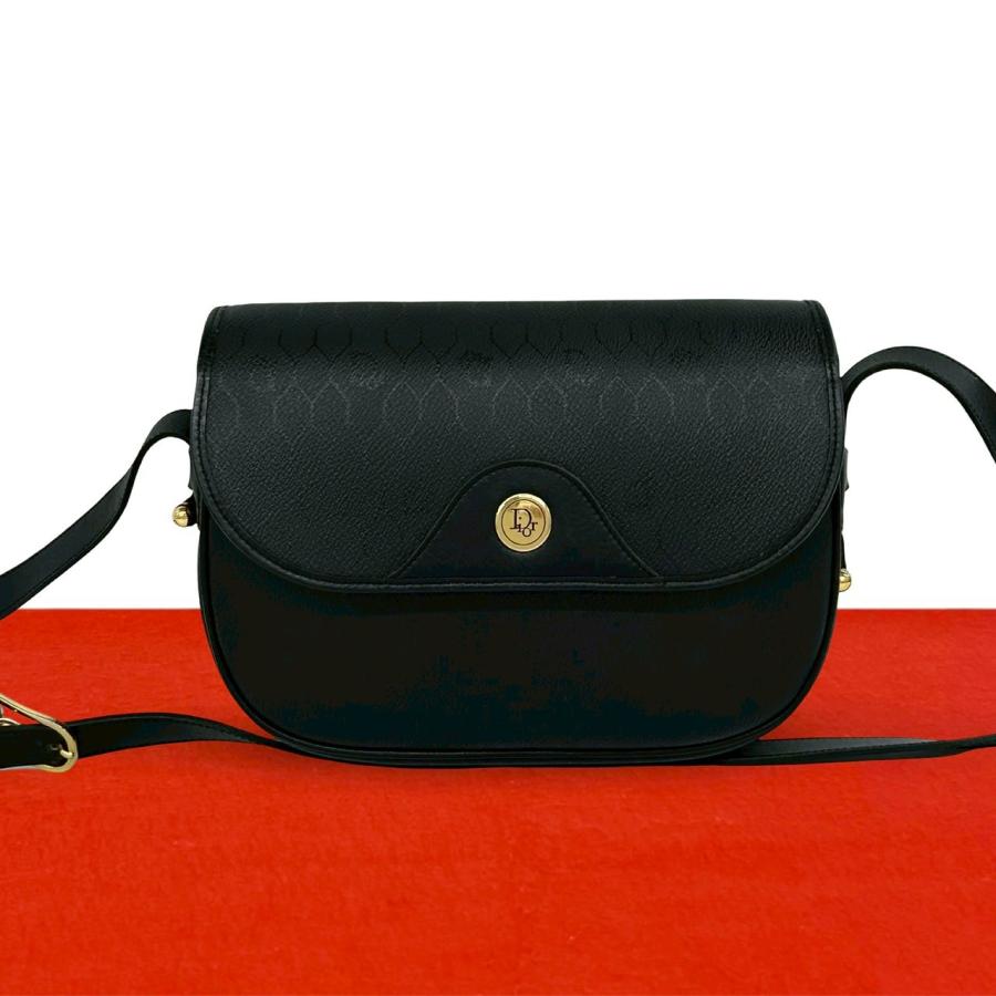 【Christian Dior 】ハニカム柄 ショルダー　ポシェット　ビンテージ 極 美品 Christian Dior ディオール ヴィンテージ ロゴ 金具 ハニカム