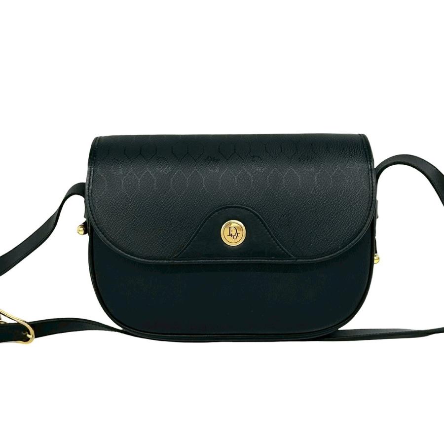 極 美品 Christian Dior ディオール ヴィンテージ ロゴ 金具 ハニカム