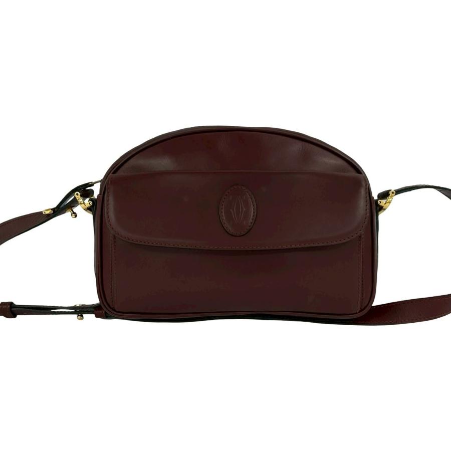 【美品】Cartier カルティエ マストライン ショルダーヴィンテージバッグ Cartier（カルティエ） 極 美品 袋付き ヴィンテージ マストライン