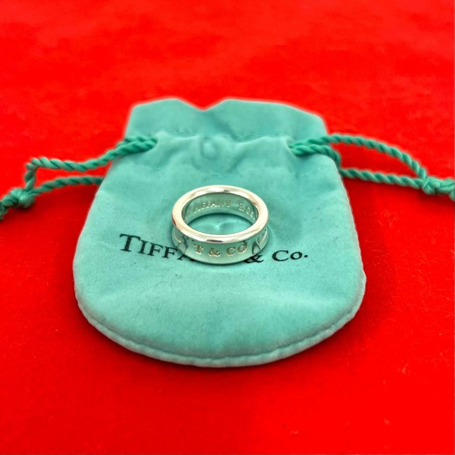 にぎょう美品　Tiffany & Co. ティファニー 7.5号 ナロー TIFFANY&Co.（ティファニー） 極 美品 袋付き ヴィンテージ ナロー