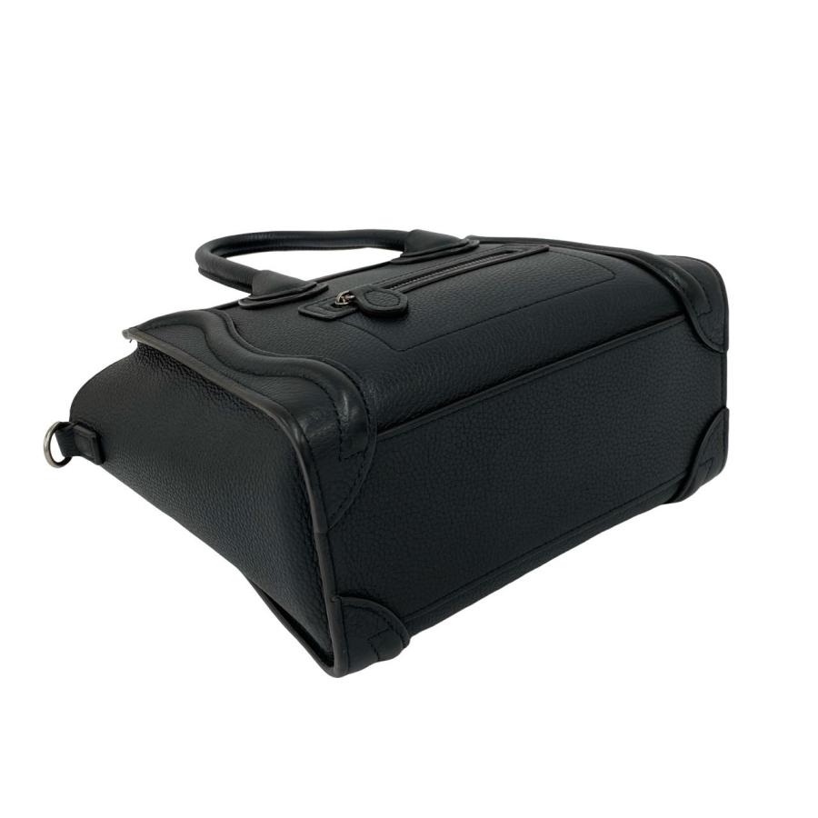 CELINE（セリーヌ） 極 美品 袋付き ラゲージ ナノ ショッパー レザー