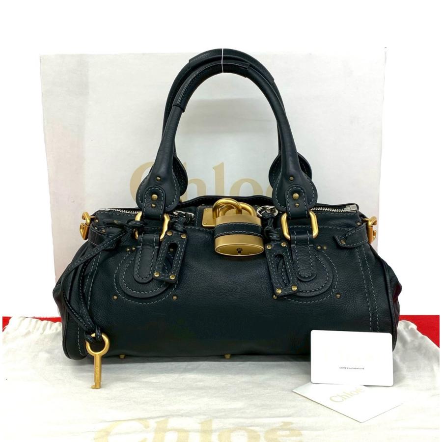 Chloe（クロエ） 極 美品 保存箱 袋付き パディントン ロゴ 金具