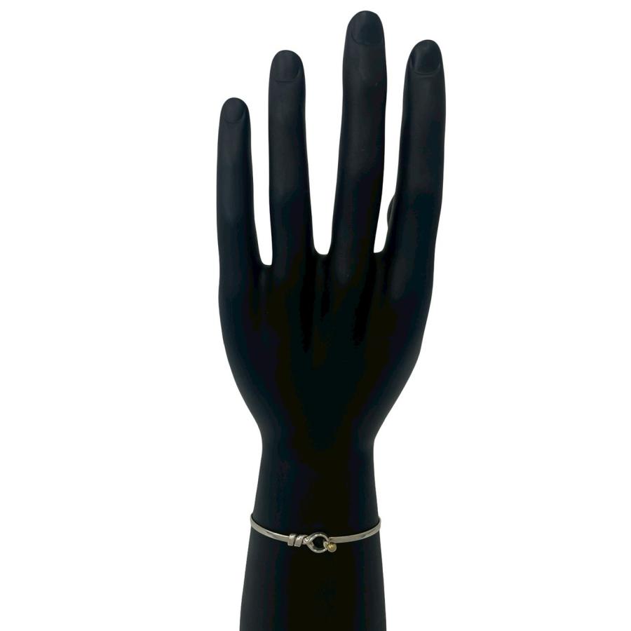TIFFANY&Co.（ティファニー） 極 美品 フック＆アイ バングル シルバー