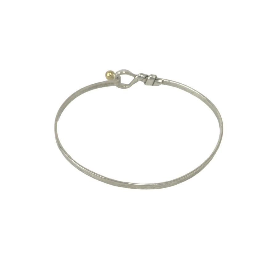 TIFFANY&Co.（ティファニー） 極 美品 フック＆アイ バングル シルバー