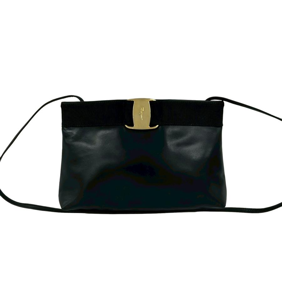 極 美品 Salvatore Ferragamo サルヴァトーレフェラガモ ヴァラリボン
