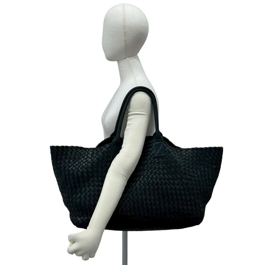 極 美品 袋付 BOTTEGA VENETA ボッテガヴェネタ カバ GM イントレ