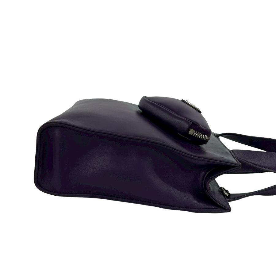 PRADA（プラダ） 極 美品 三角ロゴ 金具 ナッパ レザー 本革 2way