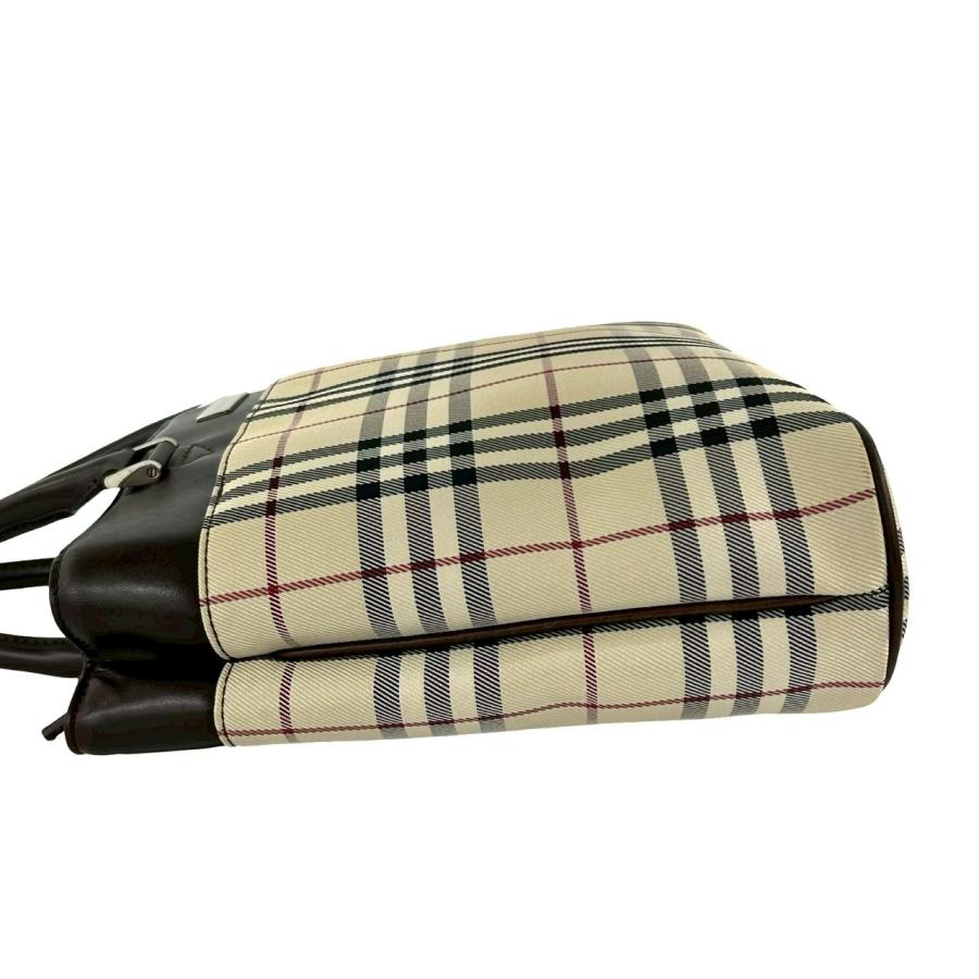 BURBERRY（バーバリー） 極 美品 ノバチェック 柄 ロゴ プレート 金具