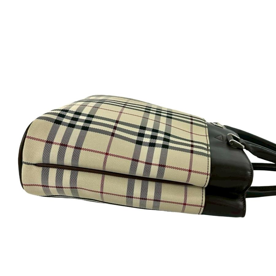 BURBERRY（バーバリー） 極 美品 ノバチェック 柄 ロゴ プレート 金具