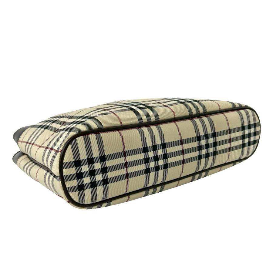 BURBERRY（バーバリー） 極 美品 ノバチェック 柄 ロゴ プレート 金具
