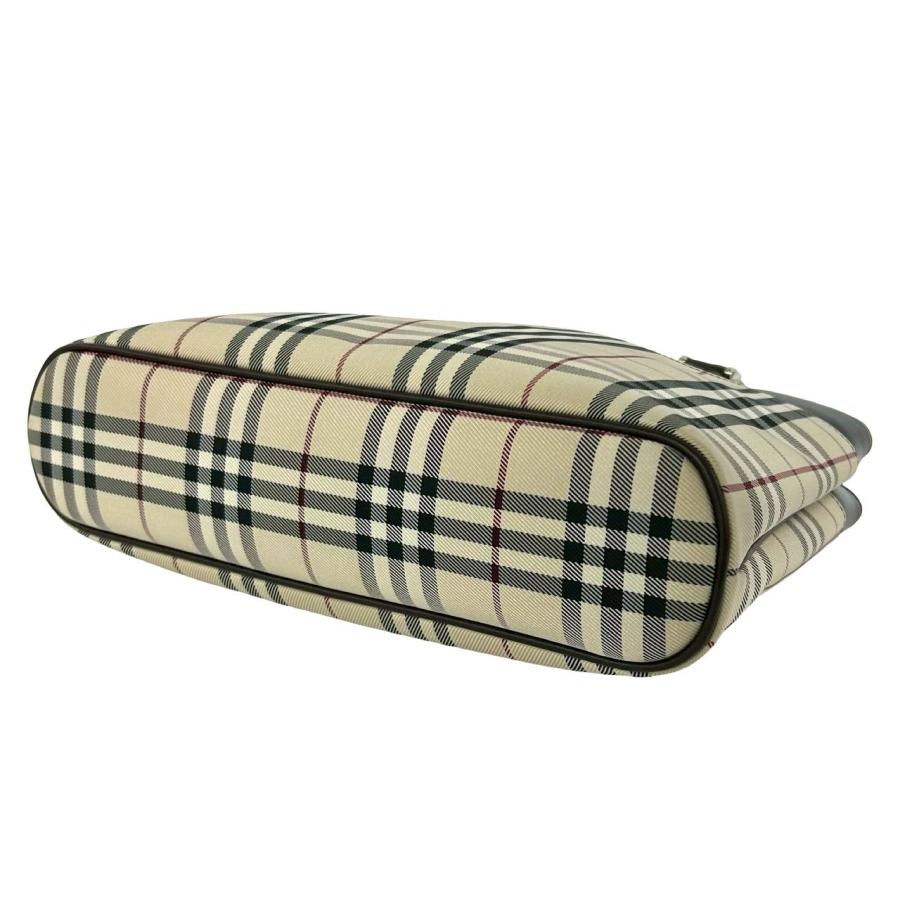 BURBERRY（バーバリー） 極 美品 ノバチェック 柄 ロゴ プレート 金具