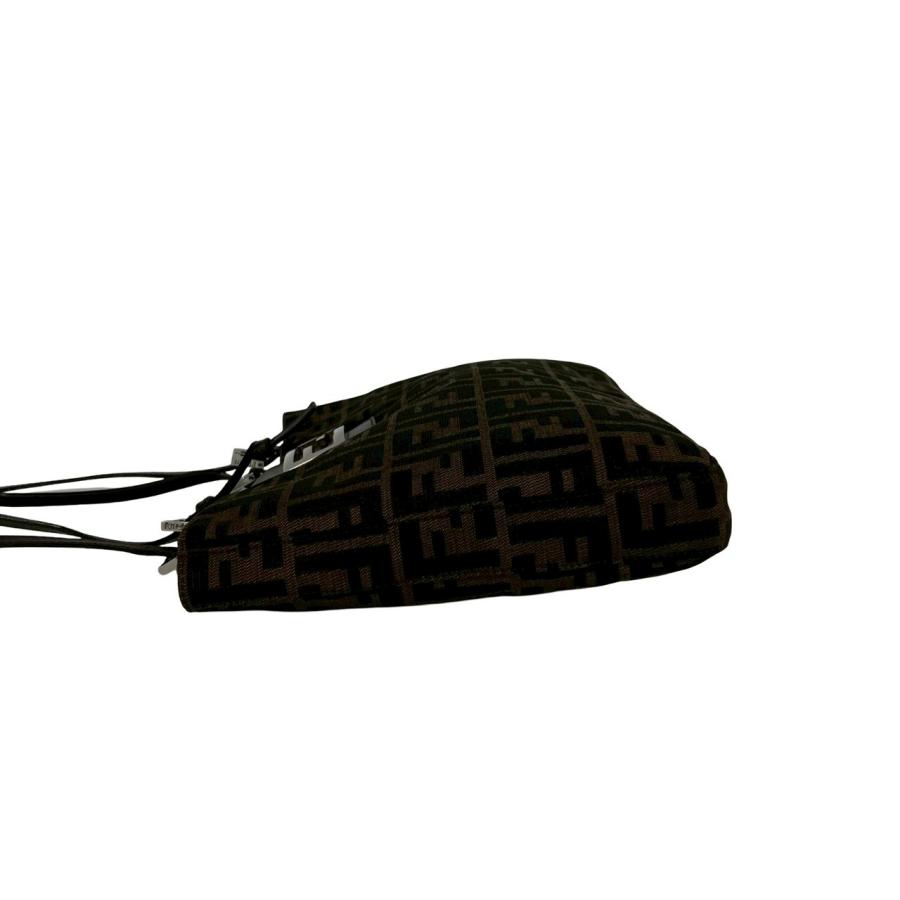 FENDI（フェンディ） 極 美品 袋付き ズッカ FF 柄 ロゴ 金具