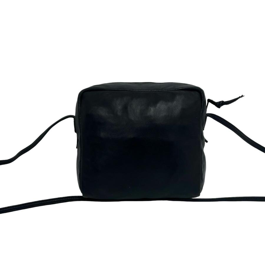 【美品】ロエベ アナグラム レザーショルダーバッグ 黒 ユニセックス LOEWE（ロエベ） 極 美品 希少品 ヴィンテージ アナグラム ロゴ ナッパ
