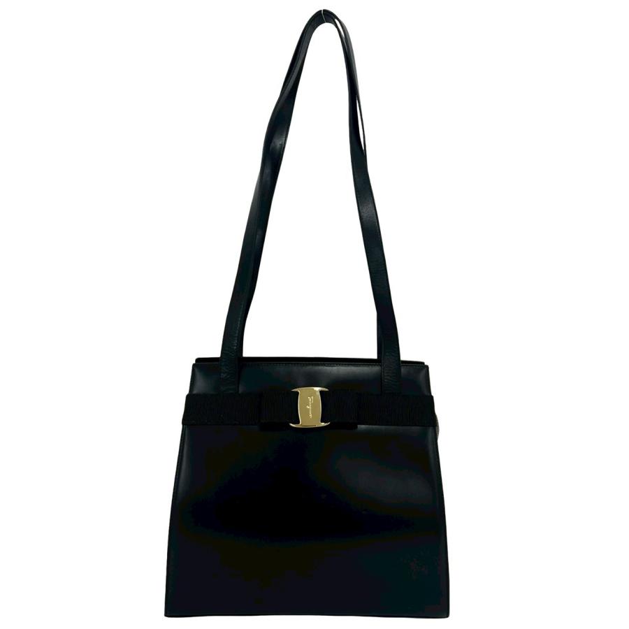 極 美品 Salvatore Ferragamo サルヴァトーレフェラガモ ヴァラリボン