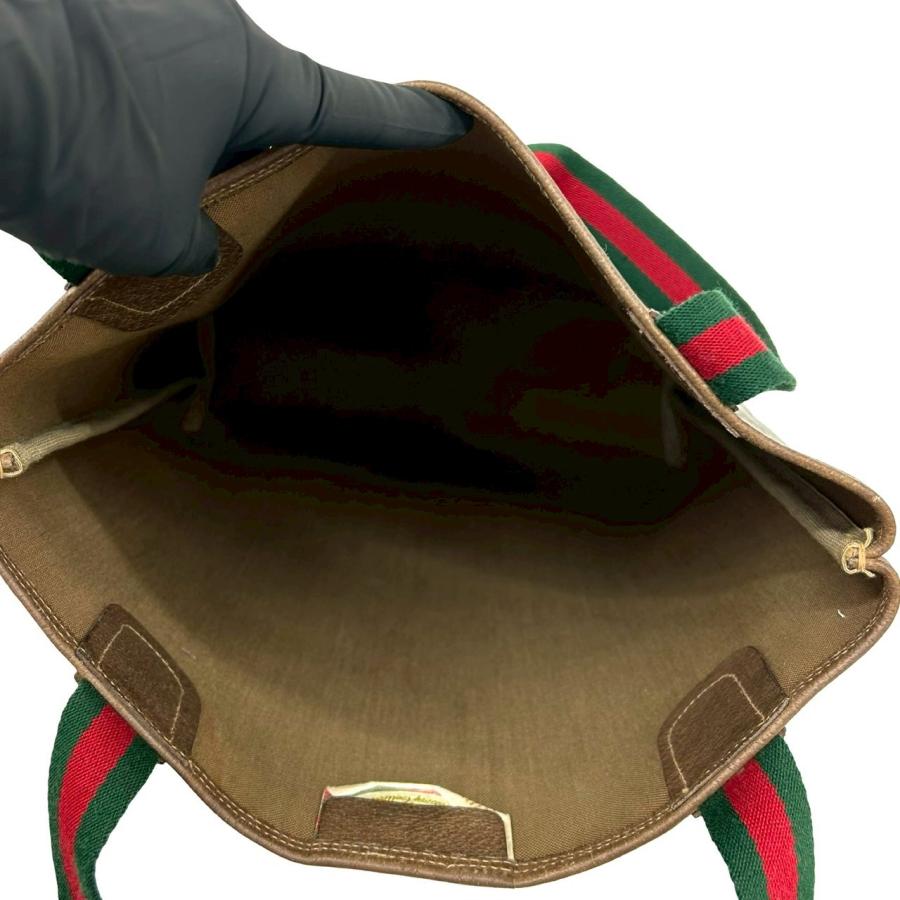 【ヴィンテージ】GUCCI オールドグッチ トートバッグ シェリーライン GG柄 GUCCI（グッチ） 極 美品 オールドグッチ ヴィンテージ シェリーライン