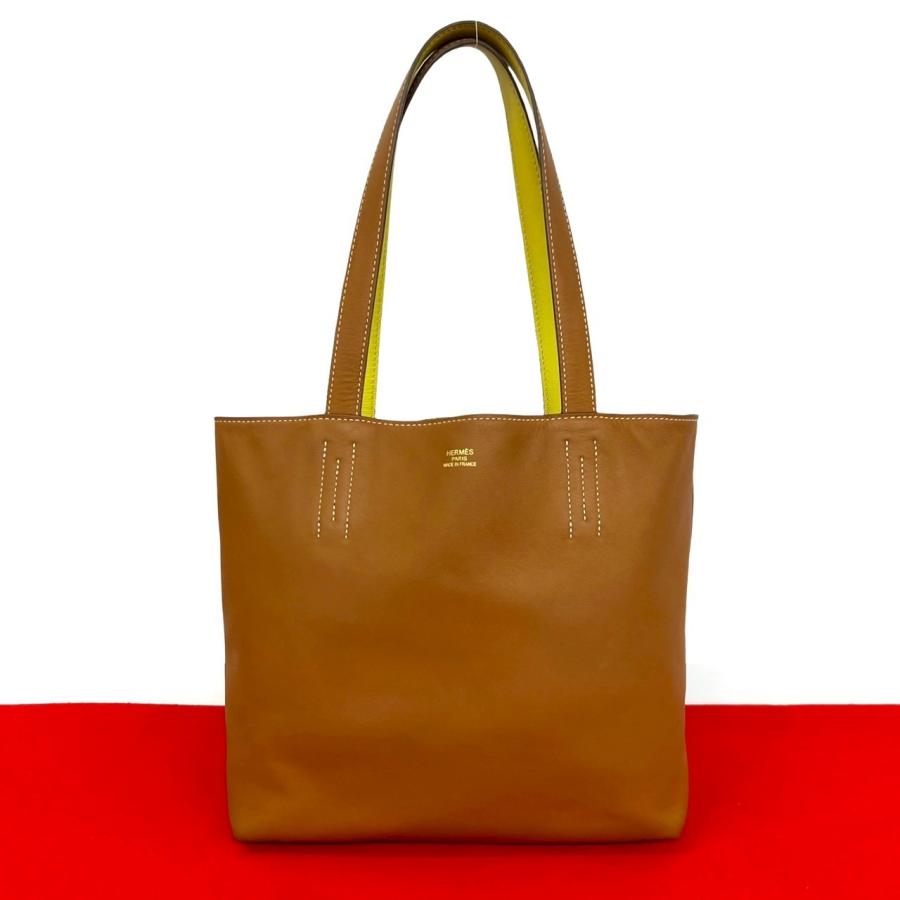 美品 エルメス　トートバッグ HERMES（エルメス） 極 美品 □Q 刻印 ドゥブルセンス 28 ヴォー