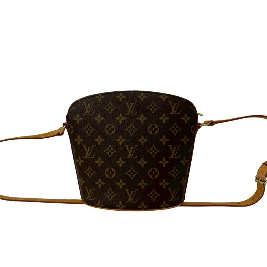 【極美品】ルイヴィトン ユタ スィウ ショルダーバッグ ブラウン 6037 LOUIS VUITTON（ルイ・ヴィトン） 極 美品 ドルーオ モノグラム レザー