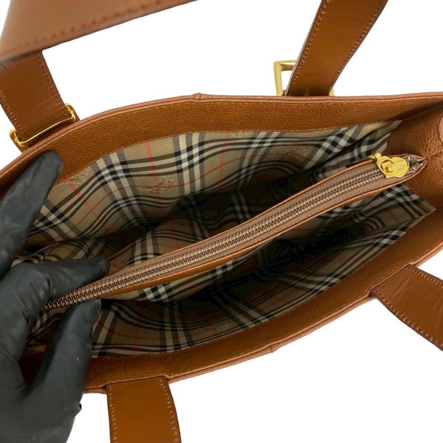 BURBERRY（バーバリー） 極 美品 希少品 ロゴ 金具 ノバチェック 柄