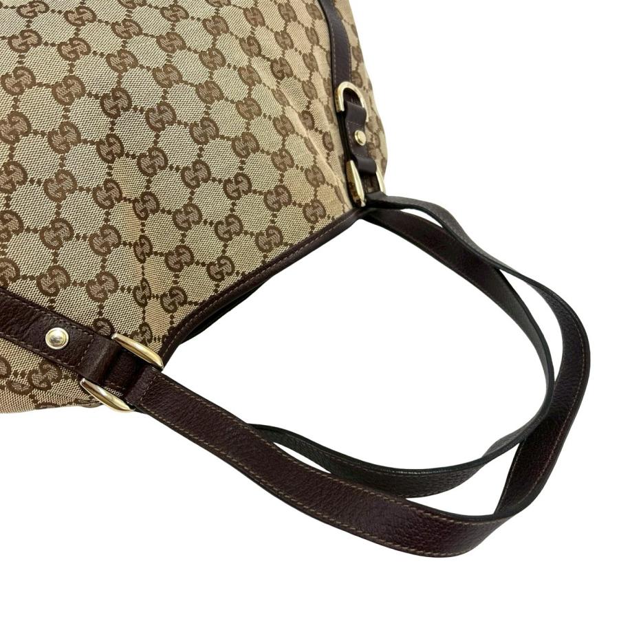 極美品 GUCCI グッチ アビー トートバッグ ショルダーバッグ GG GUCCI（グッチ） 極 美品 アビー GG キャンバス レザー 本革 トート