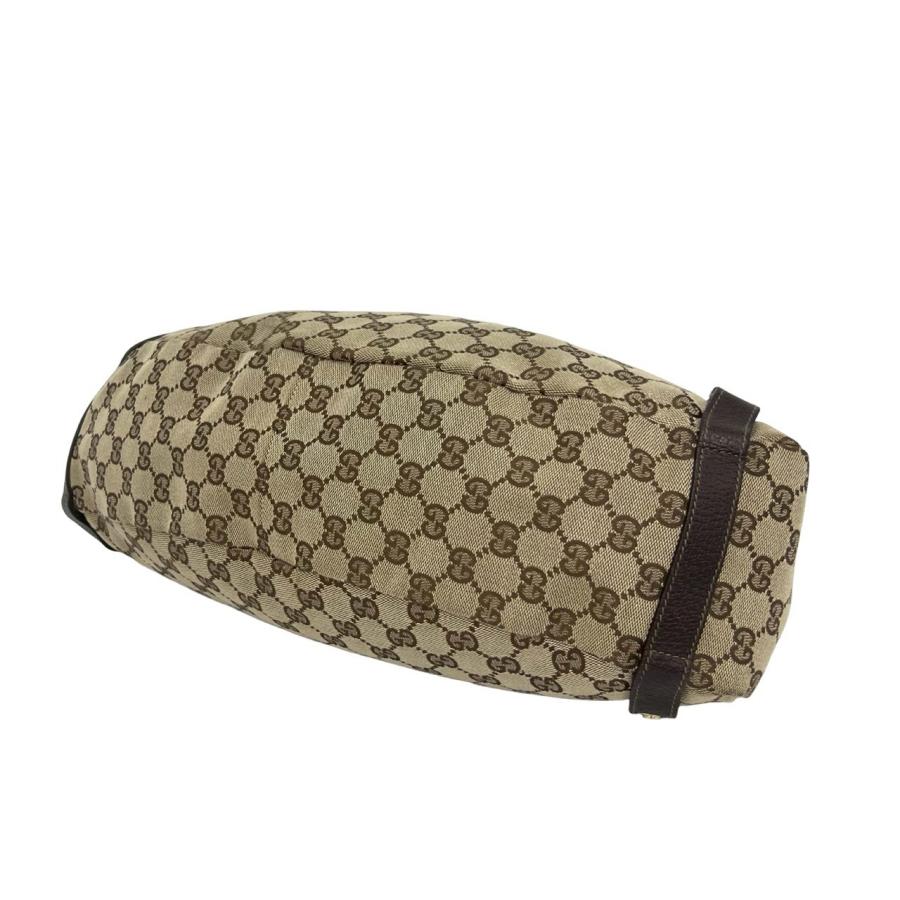 GUCCI（グッチ） 極 美品 アビー GG キャンバス レザー 本革 トート