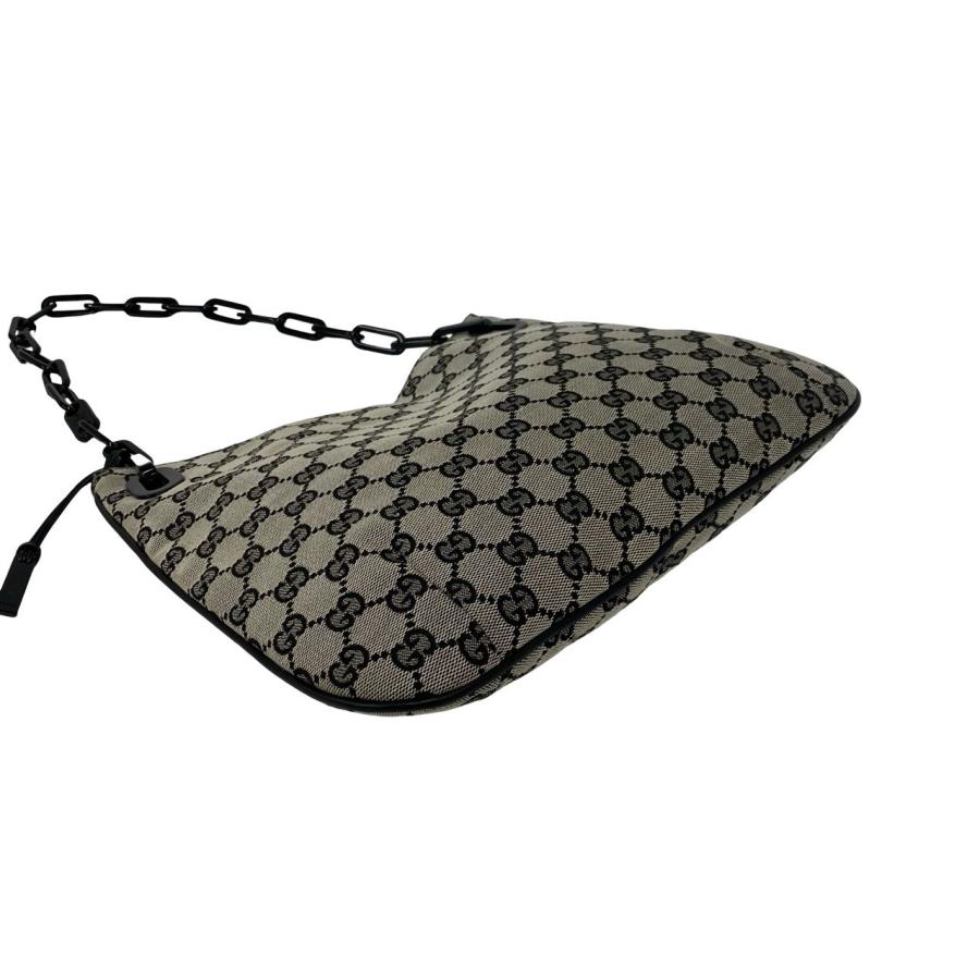 GUCCI（グッチ） 極 美品 GG ロゴ 柄 キャンバス レザー プラスチック