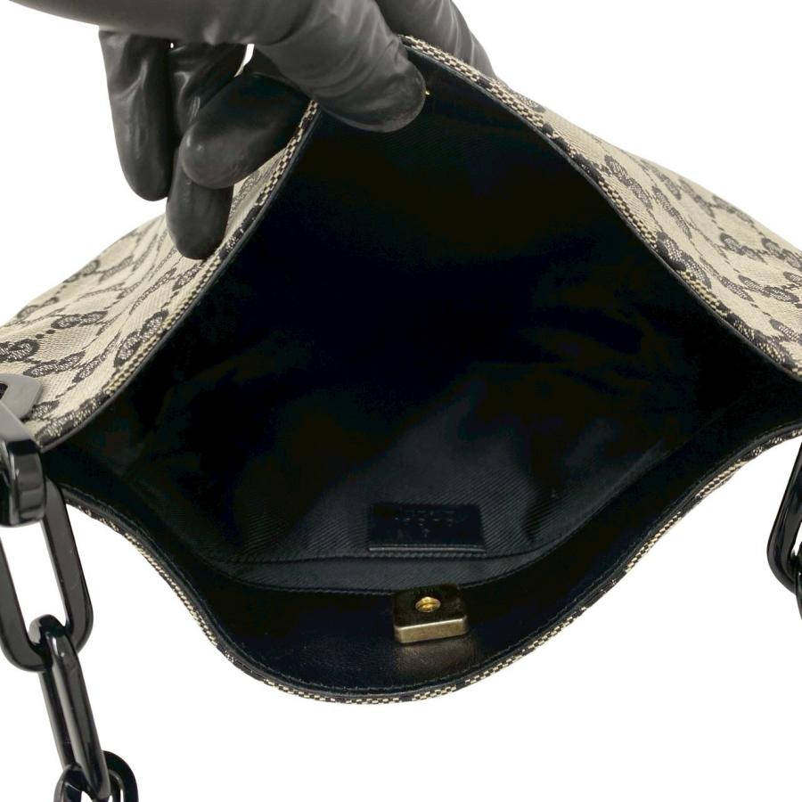 GUCCI（グッチ） 極 美品 GG ロゴ 柄 キャンバス レザー プラスチック