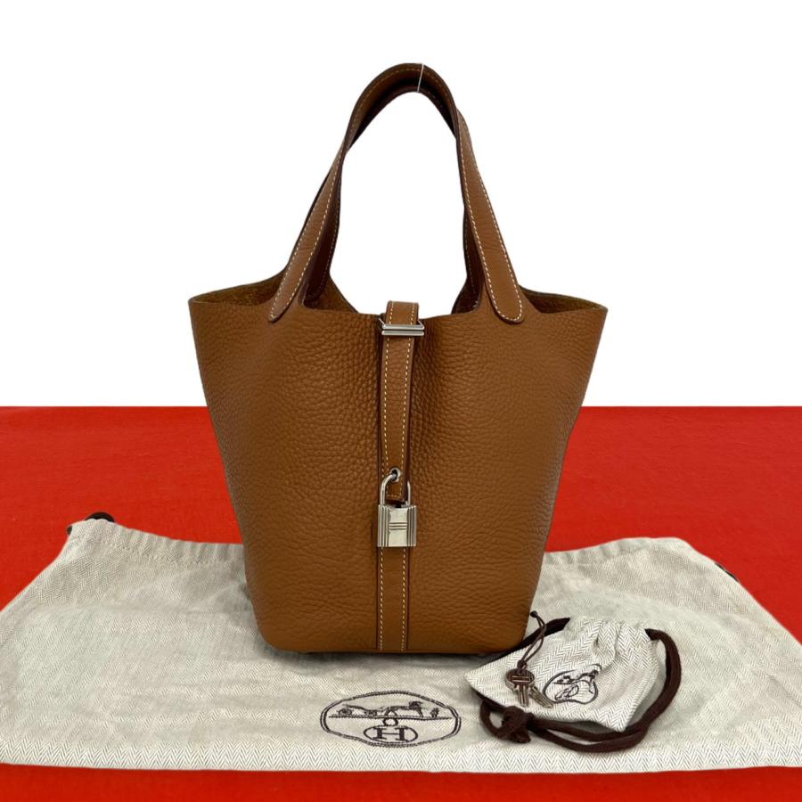 HERMES（エルメス） 極 美品 袋付き T 刻印 ピコタンロック PM