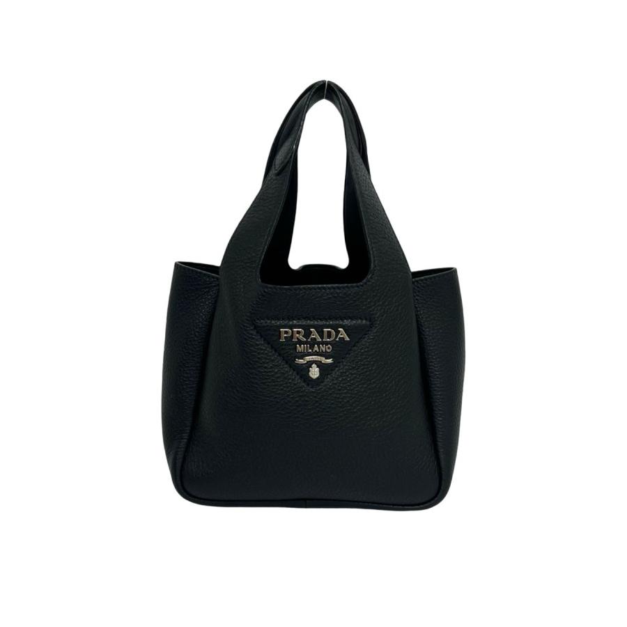 PRADA（プラダ） 極 美品 袋付き ヴィッテロダイノ 三角ロゴ 金具