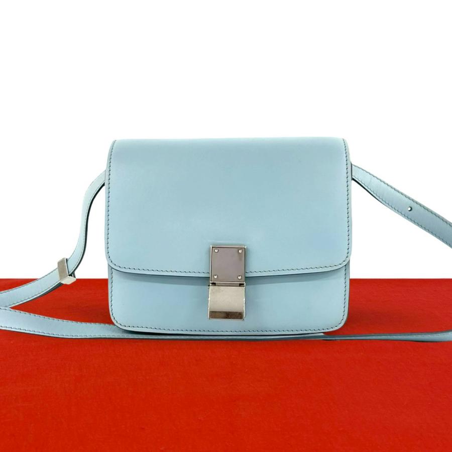 CELINE（セリーヌ） 極 美品 クラシック ボックス スモール レザー 本 