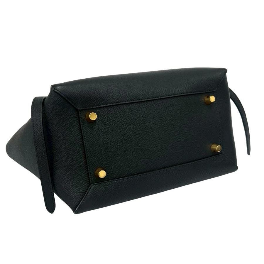 【セリーヌ】CELINE　ベルトバッグ ミニ 2WAY ショルダーバッグ 美品 CELINE（セリーヌ） 極 美品 保存袋付き ベルトバッグ ミニ レザー 本