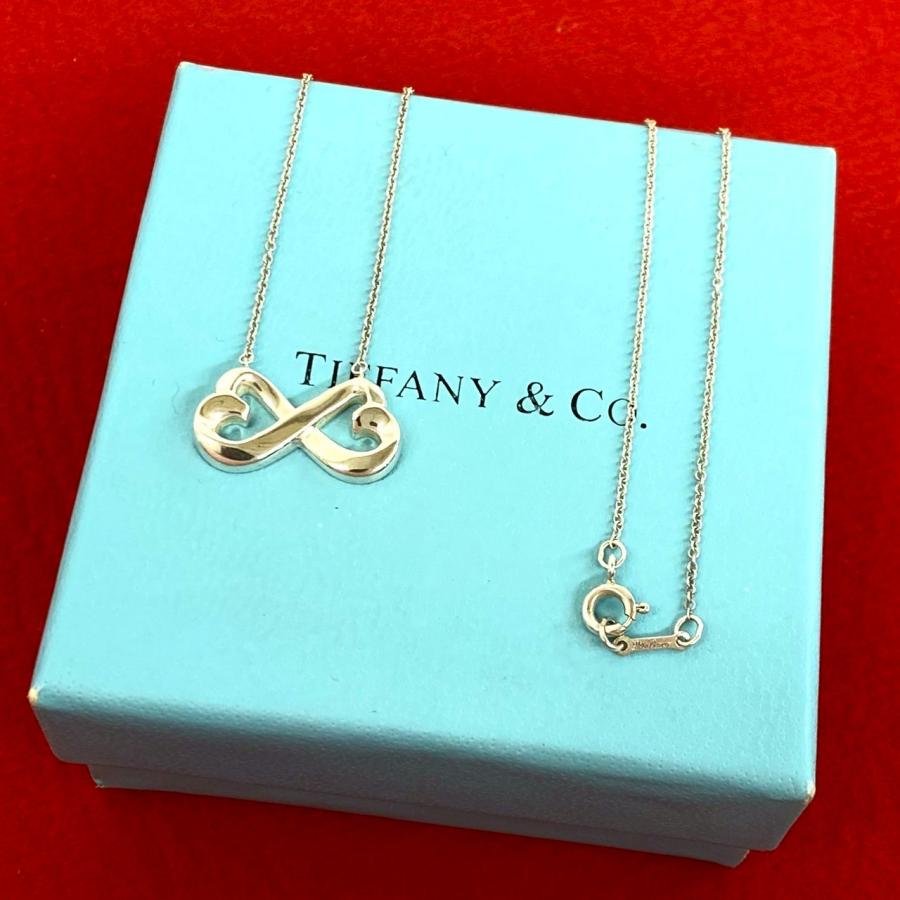 TIFFANY&Co.（ティファニー） 極 美品 ダブルラビングハート