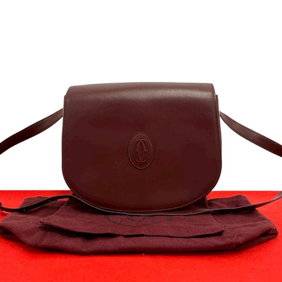 ✨美品✨カルティエ マストライン ショルダーバッグ レディース 保存袋付 Cartier（カルティエ） 極 美品 保存袋付 ヴィンテージ マストライン