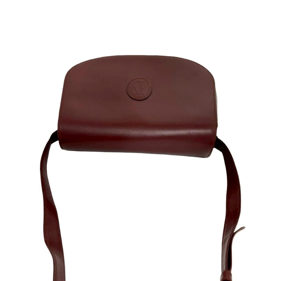 【美品】 カルティエ マストライン ショルダーバッグ カード 保存袋付き Cartier（カルティエ） 極 美品 保存袋付 ヴィンテージ マストライン