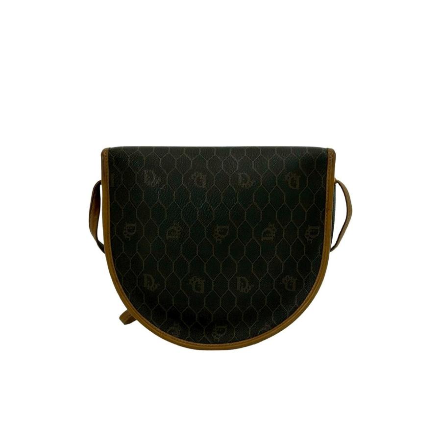 極 美品 Christian Dior ディオール ヴィンテージ ハニカム柄 レザー