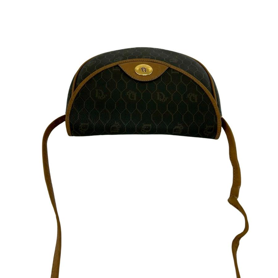 【極美品】ChristianDior ハニカム柄 PVC ショルダーバッグ 極 美品 Christian Dior ディオール ヴィンテージ ハニカム柄 レザー