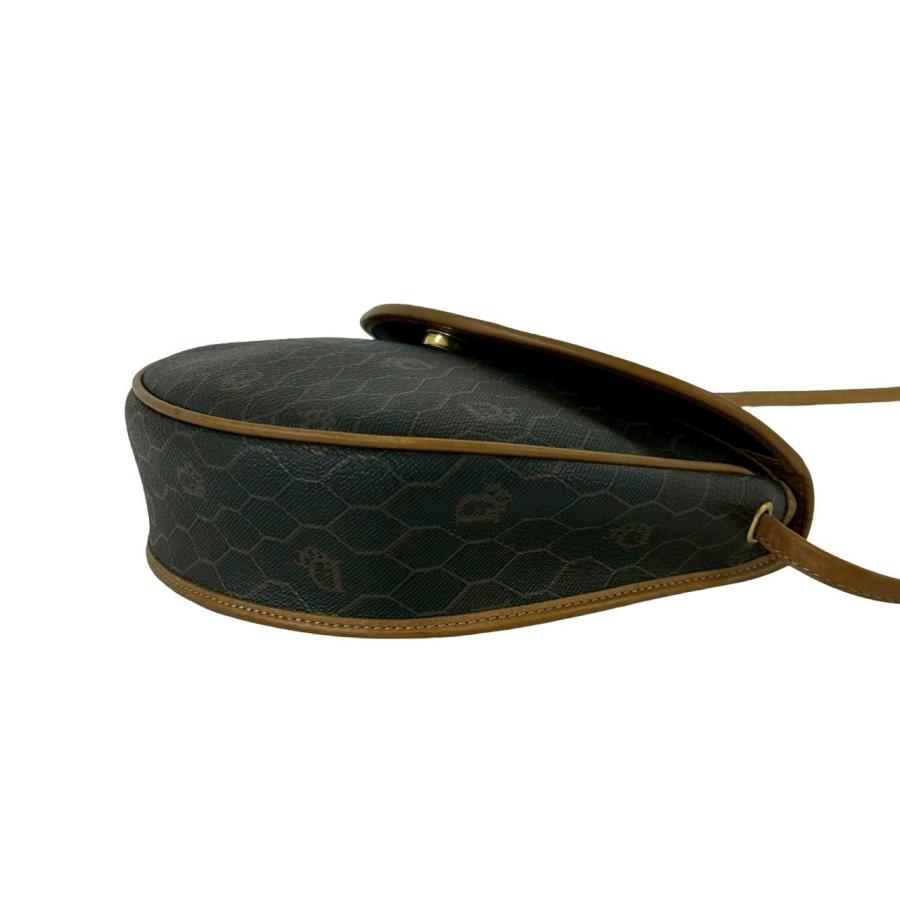 極 美品 Christian Dior ディオール ヴィンテージ ハニカム柄 レザー