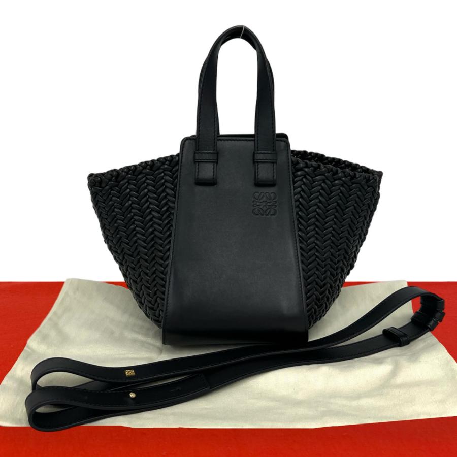 LOEWE（ロエベ） 極 美品 袋付き ハンモック コンパクト アナグラム 