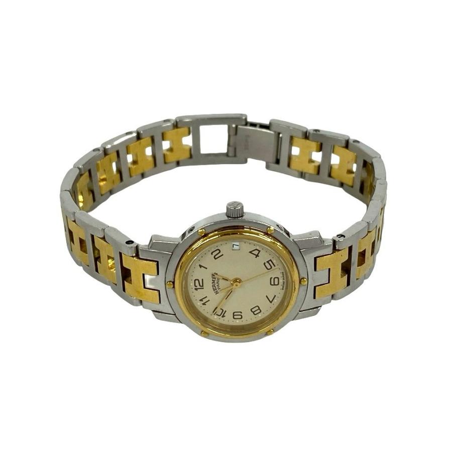HERMES（エルメス） 稼働品 極 美品 クリッパー ステンレス GP