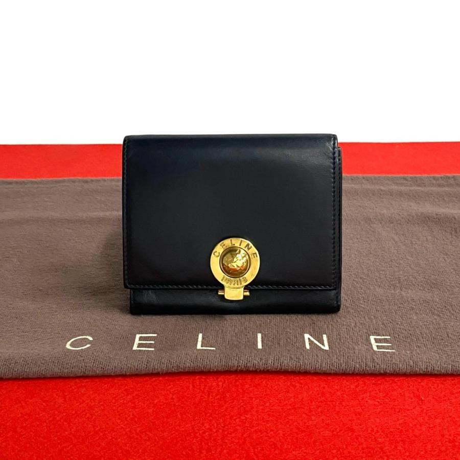 CELINE（セリーヌ） 極 美品 ヴィンテージ スターボール 金具 レザー