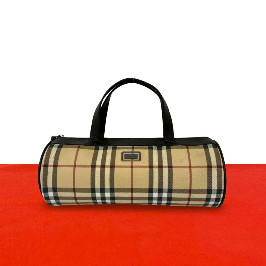 BURBERRY（バーバリー） 極 美品 ノバチェック 柄 レザー 本革