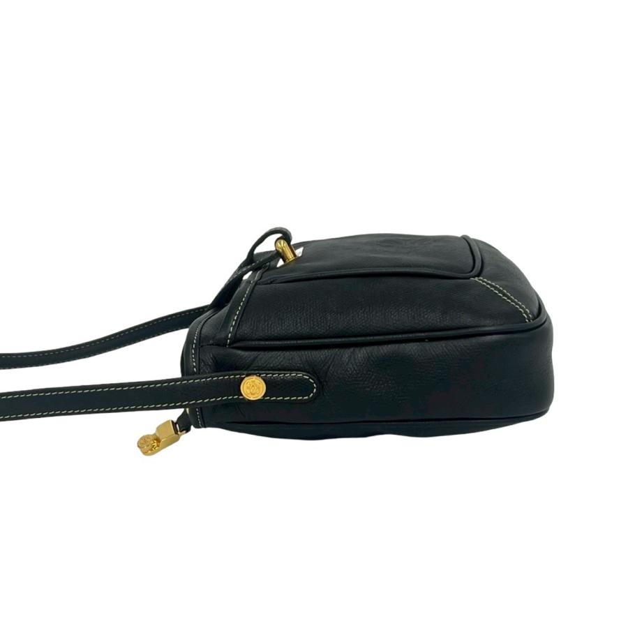 LOEWE（ロエベ） 極 美品 ヴィンテージ アナグラム ロゴ レザー 本革 
